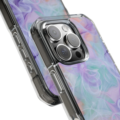 Purple Peach Whirl - Clear Impact iPhone 16 Phone Case