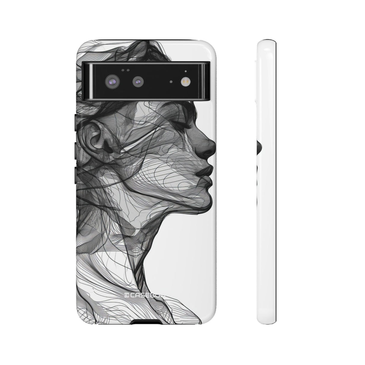 Ethereal Lines | Protective Phone Case for Google Pixel