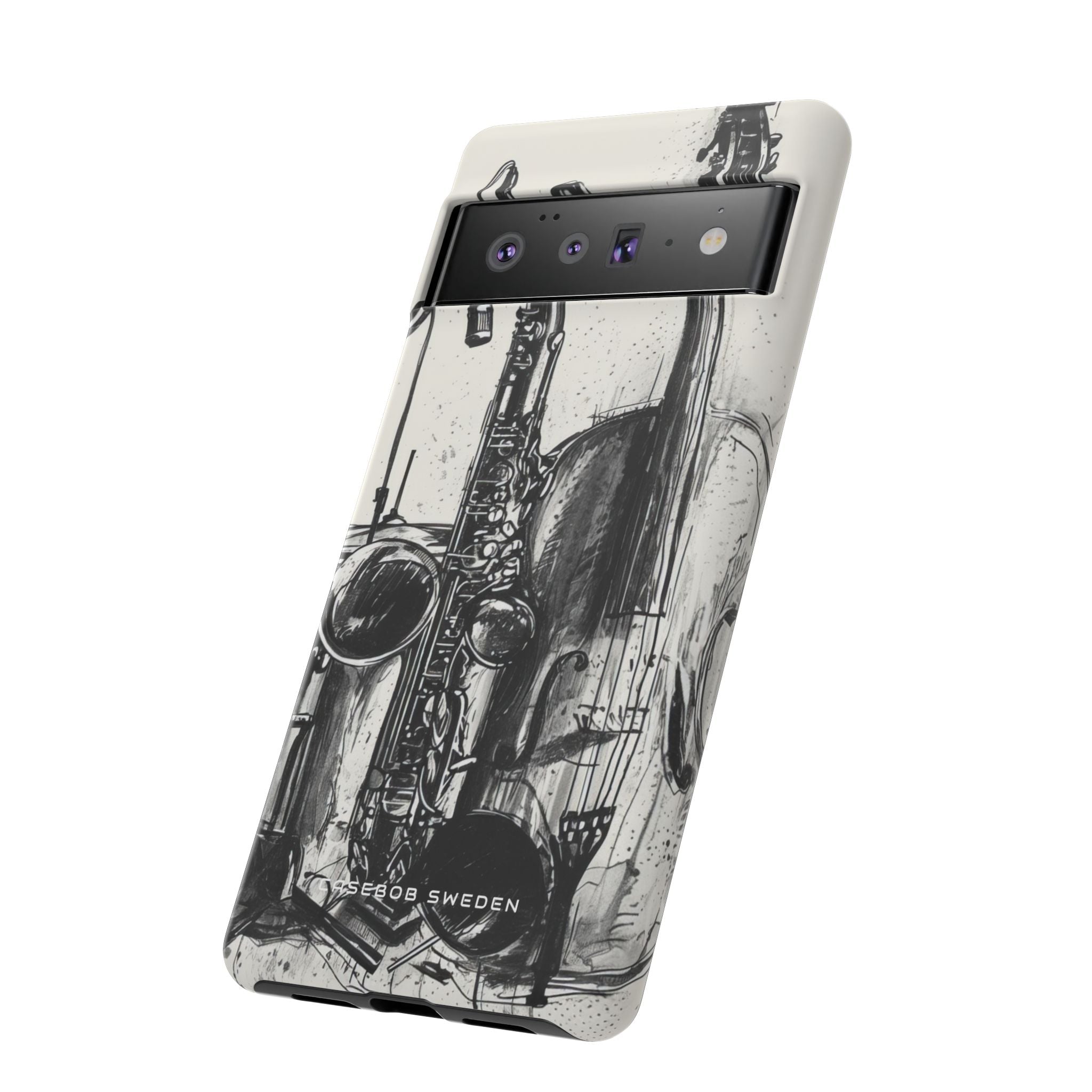 Jazz Instrument Line Symphony Google Pixel 6 - Tough Phone Case