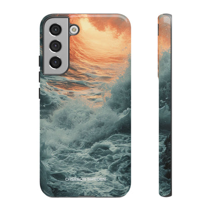 Fiery Wave Power - Tough Samsung S22 Phone Case