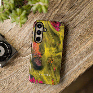 Yellow Ink Art - Protective Phone Case