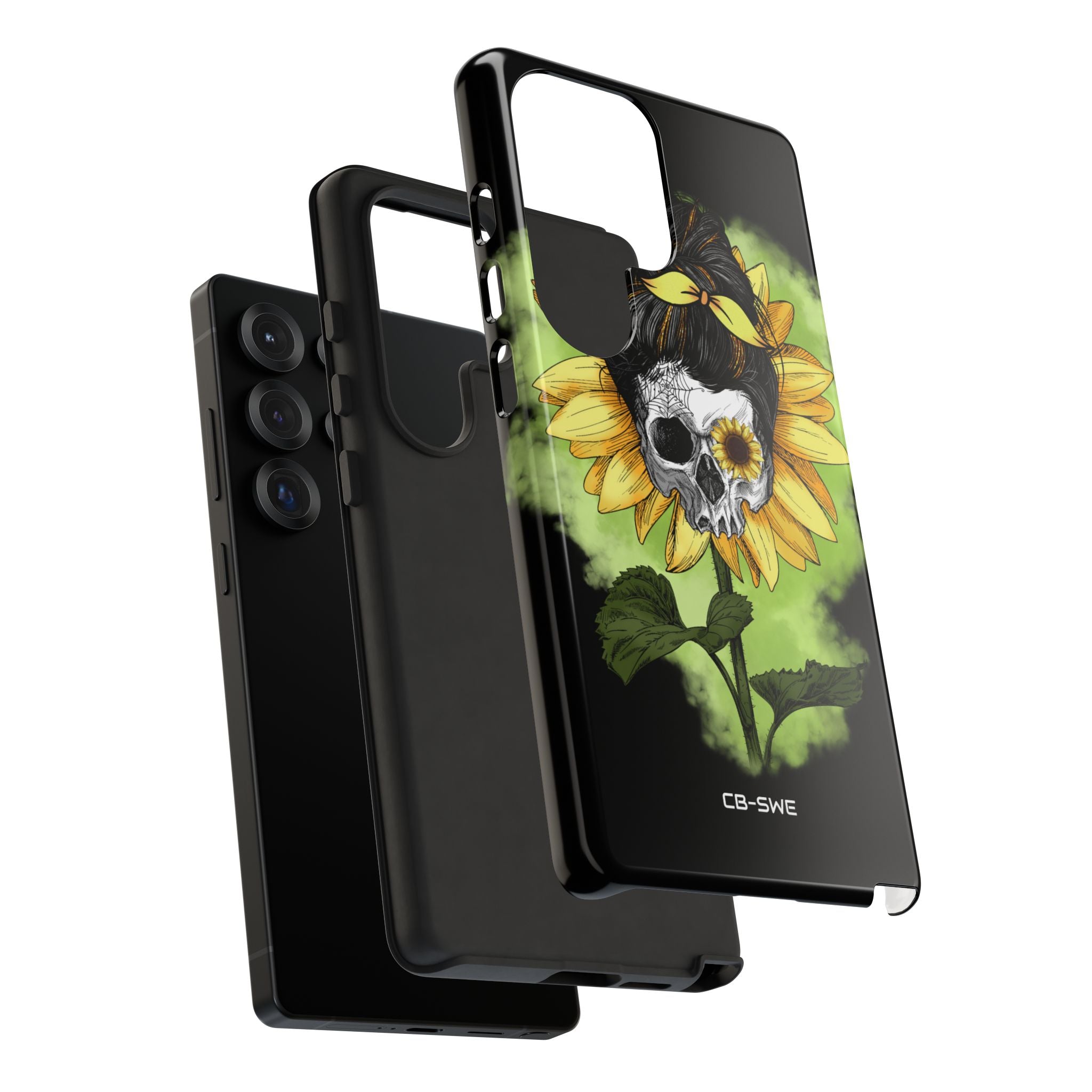 Sunflower Skull Fusion - Samsung Case