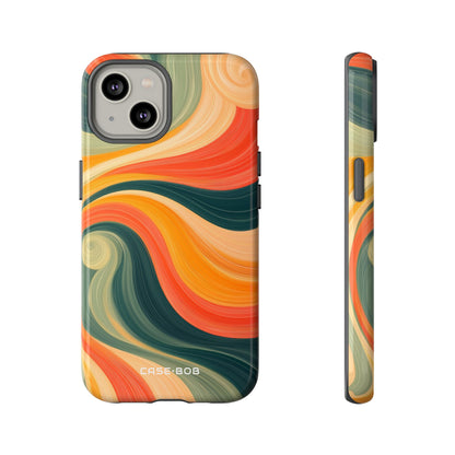 Swirling Ember iPhone 14 Case - Tough