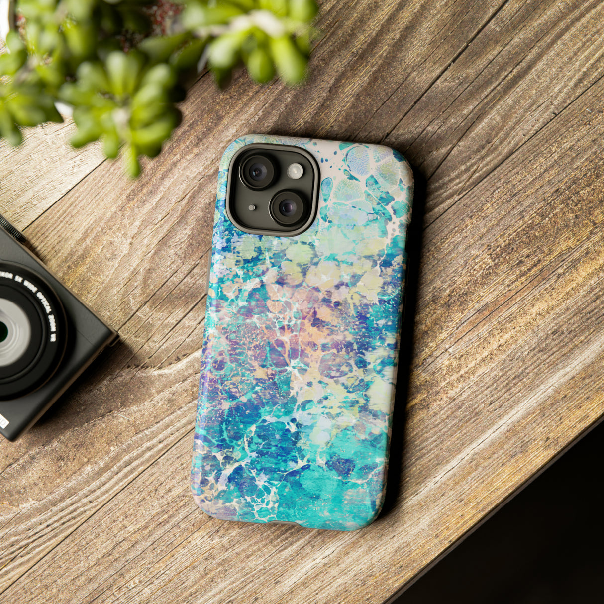 Vintage Marble e - Protective Phone Case