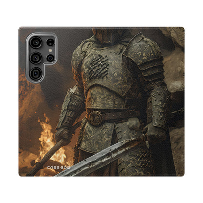 Horned Warrior Flame - Samsung S23 Ultra -lompakkokotelo