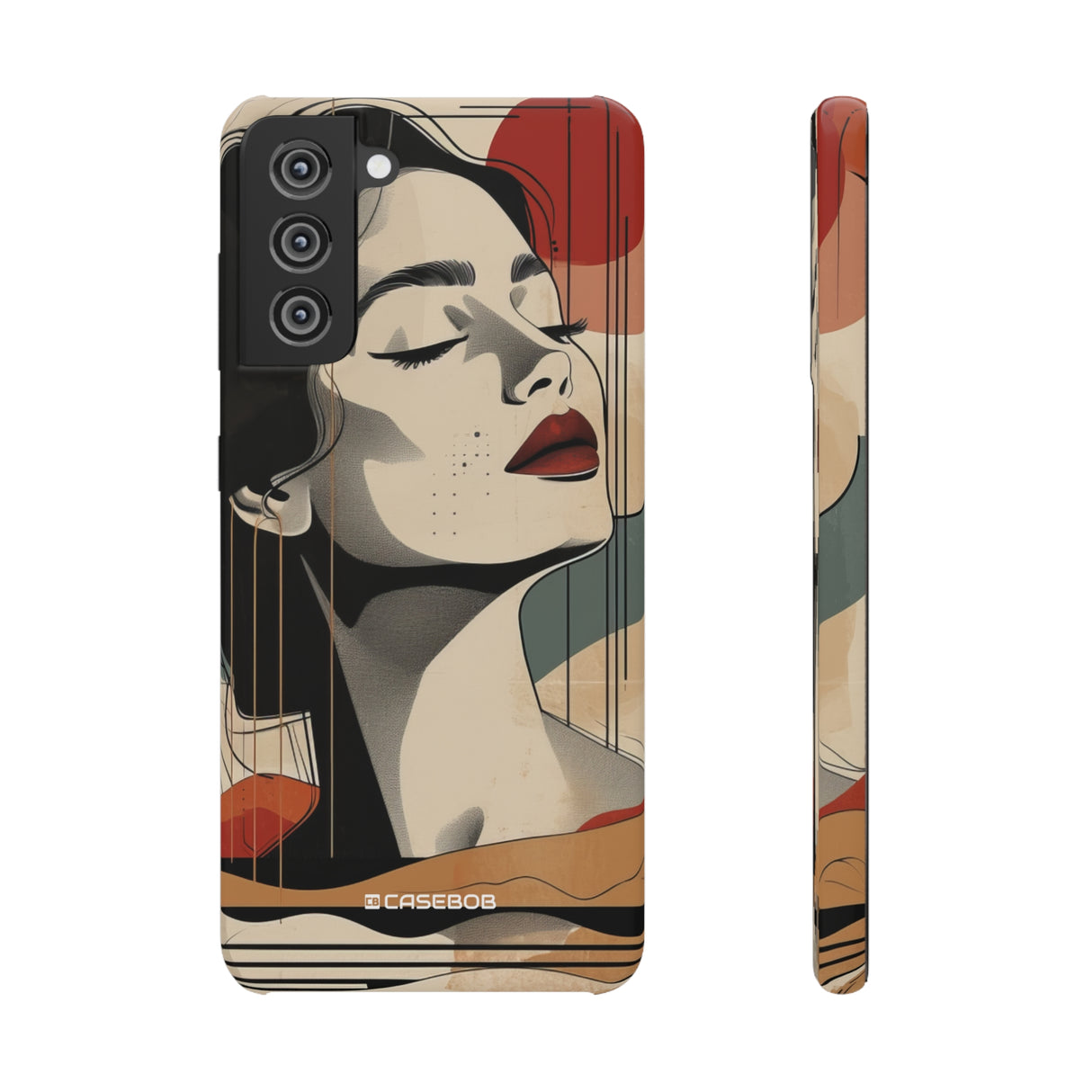 Geometric Serenity | Slim Phone Case for Samsung