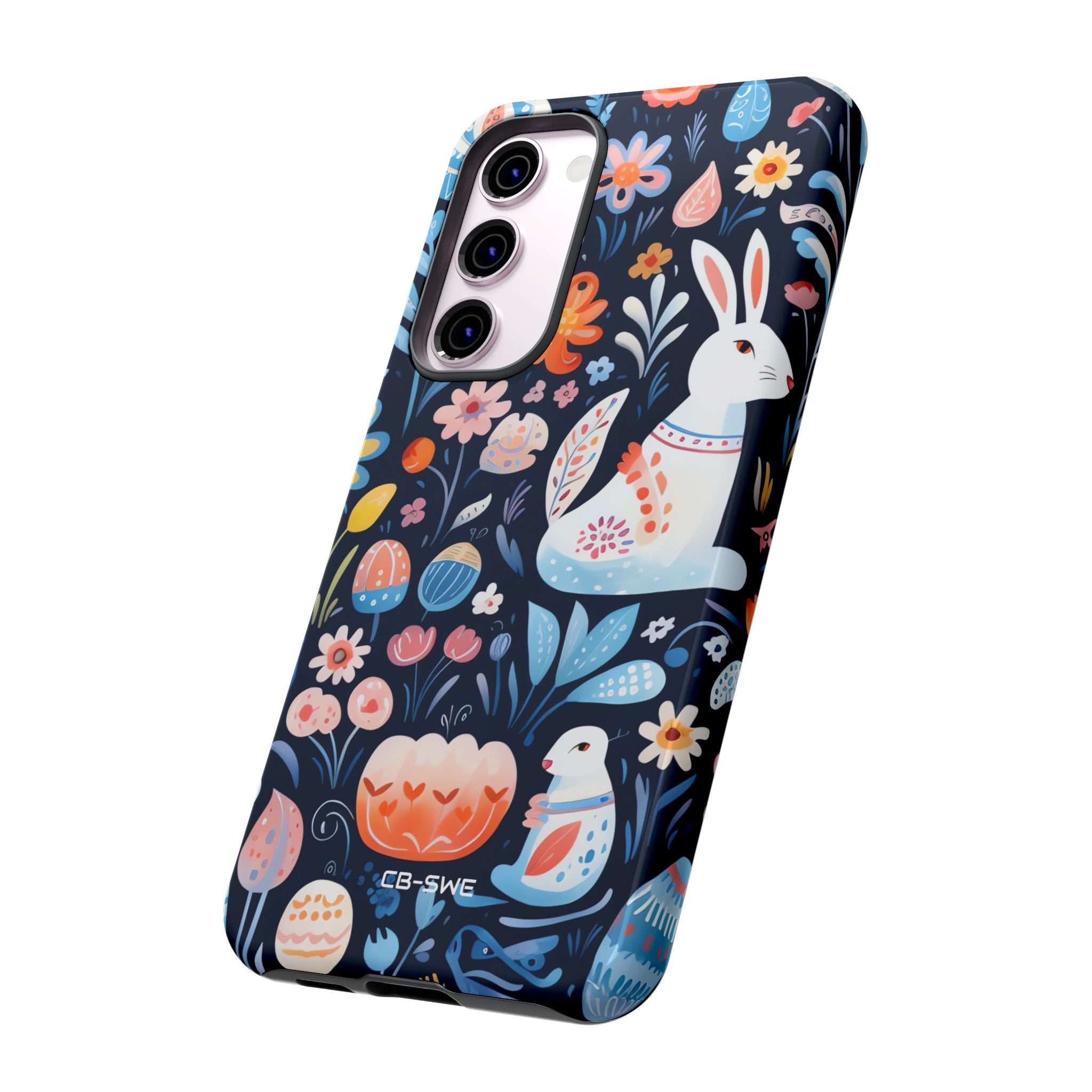 Bunnies Play Among Flowers - Samsung Case