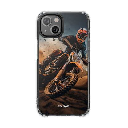 Rider Amidst Desert Fury iPhone Case - Impact