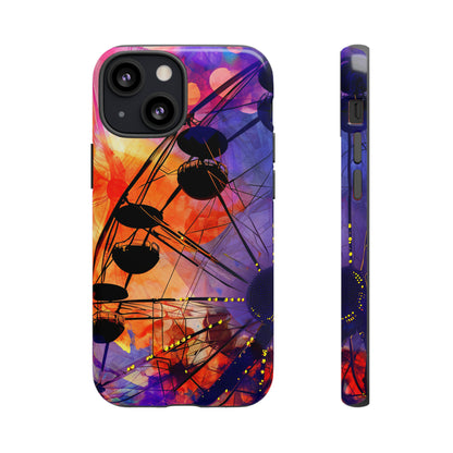 Romantic Ferris Wheel Delight - Protective Phone Case