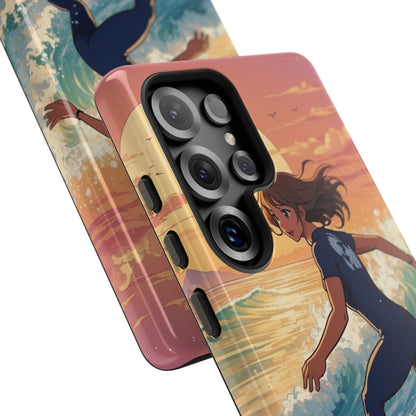 Surfing Into Sunset - Samsung Case