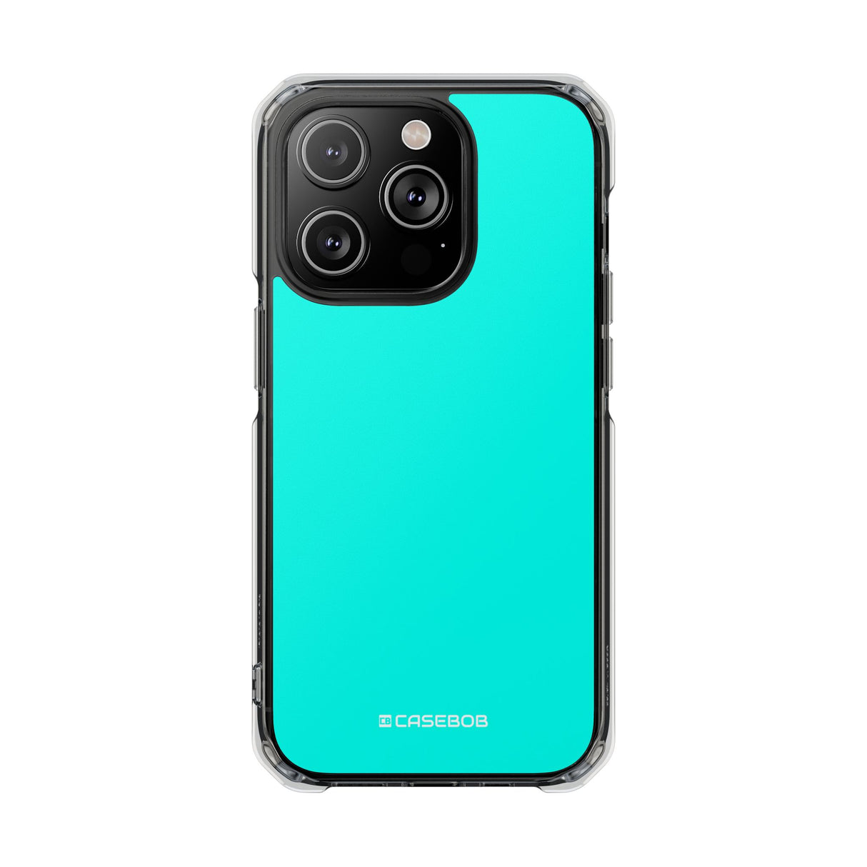 Turquoise Blue | Phone Case for iPhone (Clear Impact Case - Magnetic)