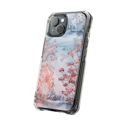 Floral Serenity Case - Clear Impact iPhone 15 Phone Case