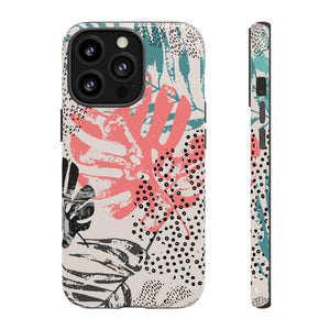 Rough Grunge Tropical - Protective Phone Case