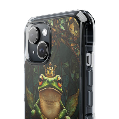 Crowned Frog Rests iPhone Case - Impact