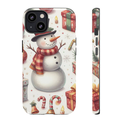Snowman Welcomes Joy - iPhone Case