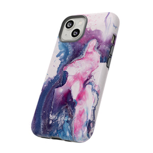 Blue & Pink Art - Protective Phone Case