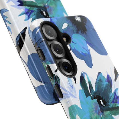 Blue Blossom Radiance Samsung S25 Case - Tough