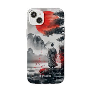 Serene Samurai Sunrise | Flexible Phone Case for iPhone