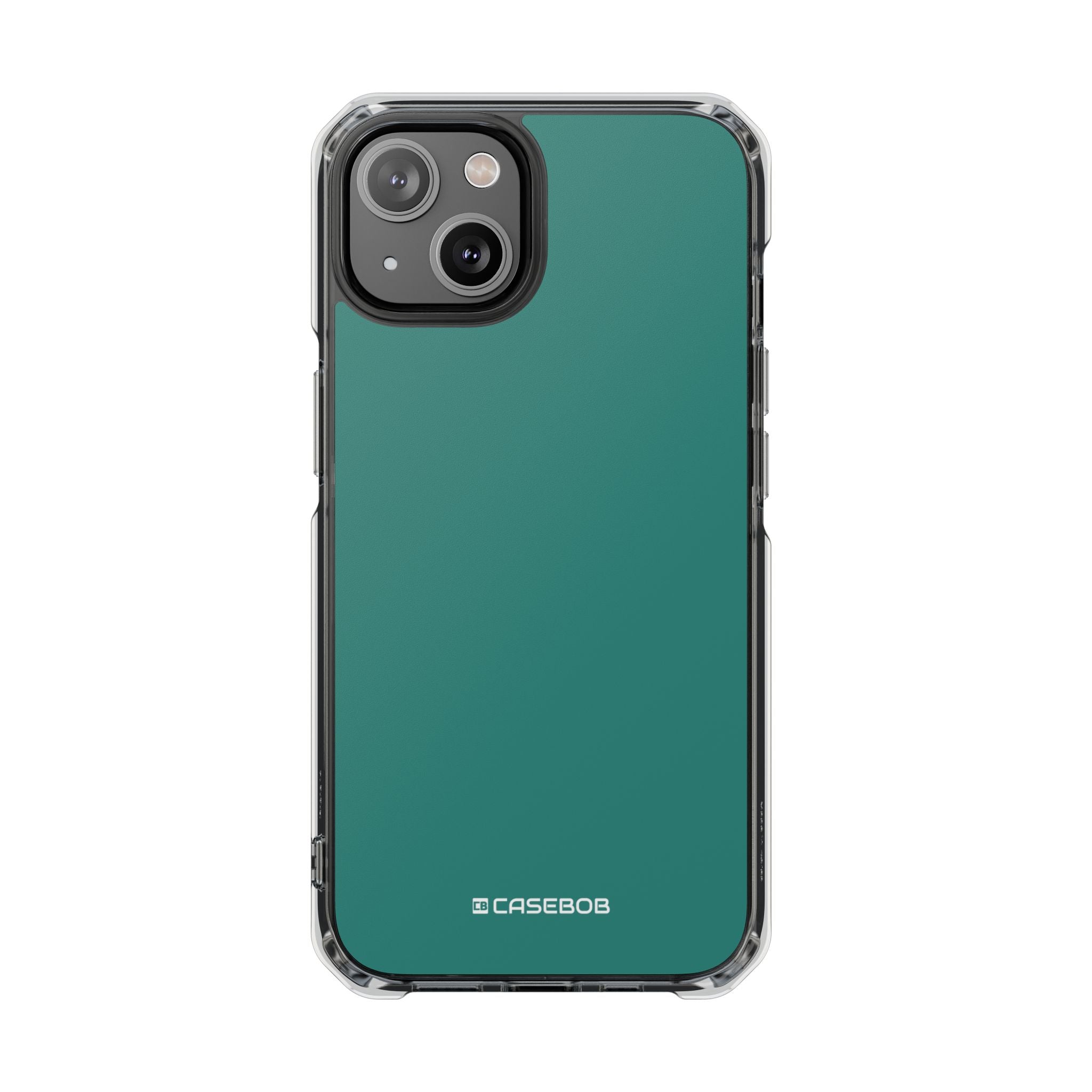 Celadon Green - Clear Impact Case for iPhone