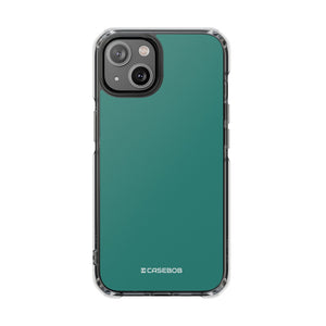 Celadon Green | Phone Case for iPhone (Clear Impact Case - Magnetic)