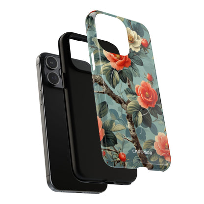 Coral Bloom iPhone 15 Pro Max Case - Tough+