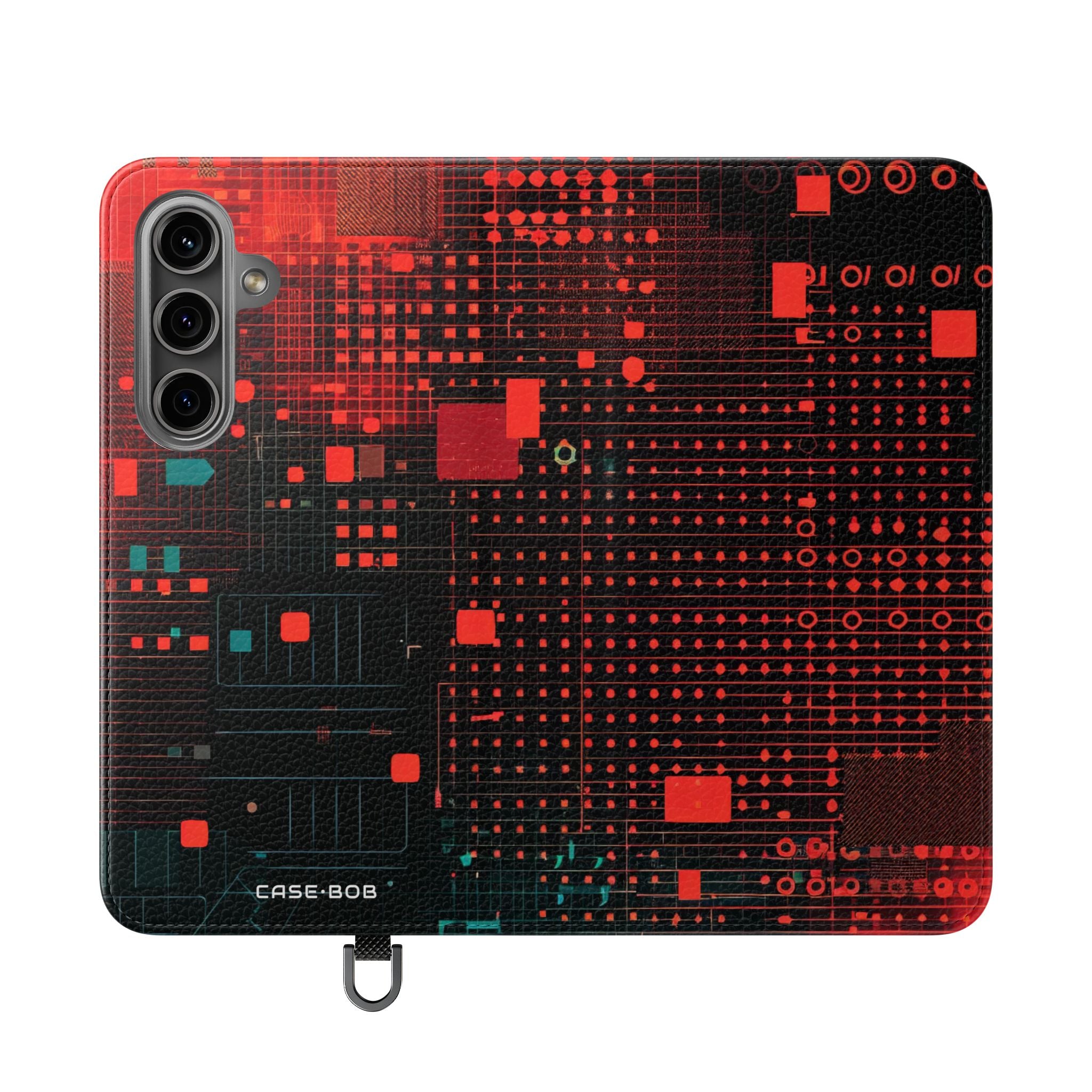 Crimson Circuit - Samsung S24 Case - Wallet