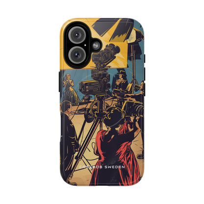 Golden Era Cinematic Spotlight iPhone 16 | Tough+ Phone Case