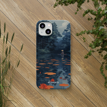 Tranquil Lotus Serenity | Biodegradable Phone Case