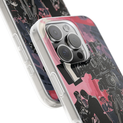 Retro Cinematic Spotlight iPhone 16 - Flexi Phone Case