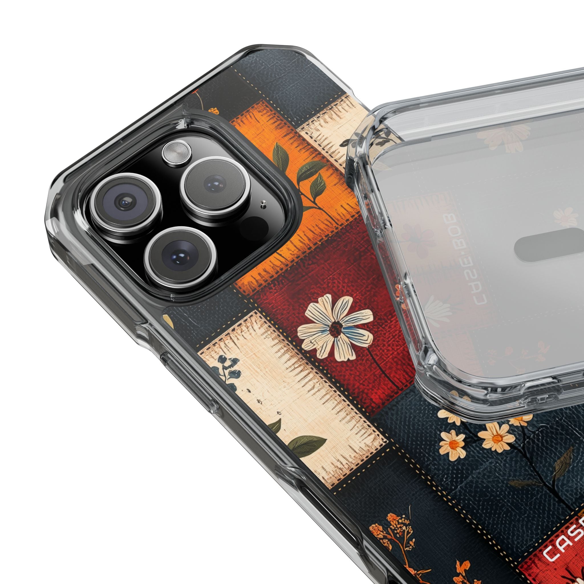 Patchwork Blooms iPhone 16 Pro Case - Impact