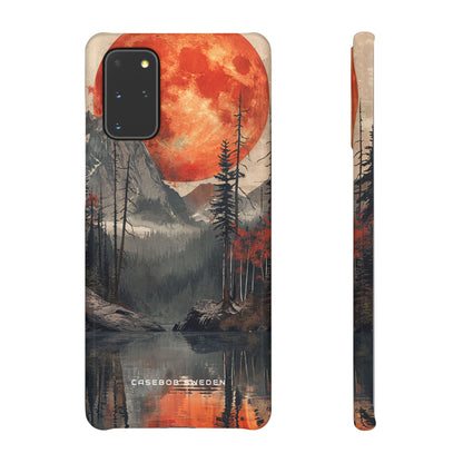 Celestial Glow Over Reflective Landscape Samsung S20 - Slim Phone Case