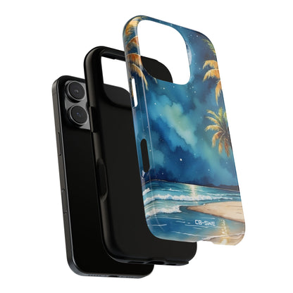 Moonlight Kisses Waves - iPhone Case