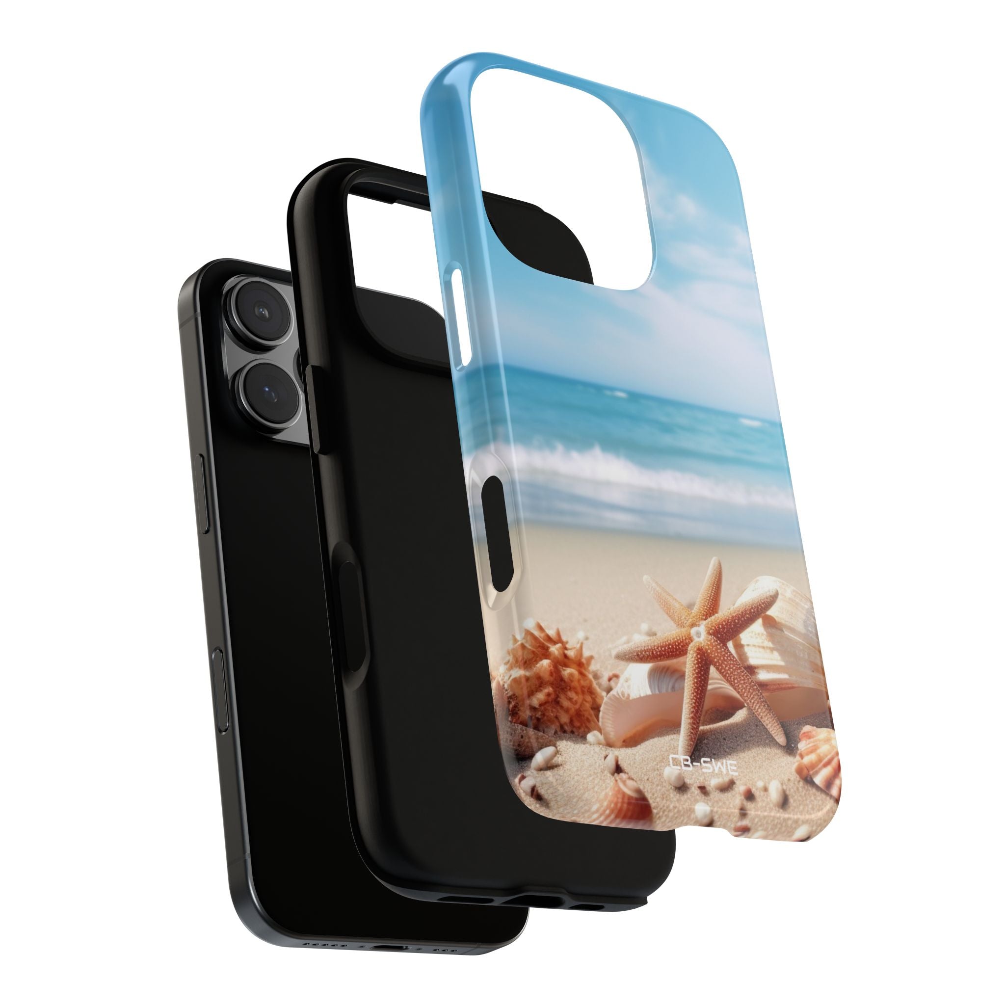 Shells Rest Beneath Waves - iPhone Case