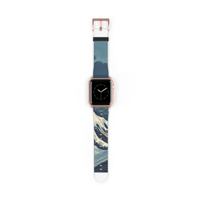 Cresting Navy Wave - Watch Band