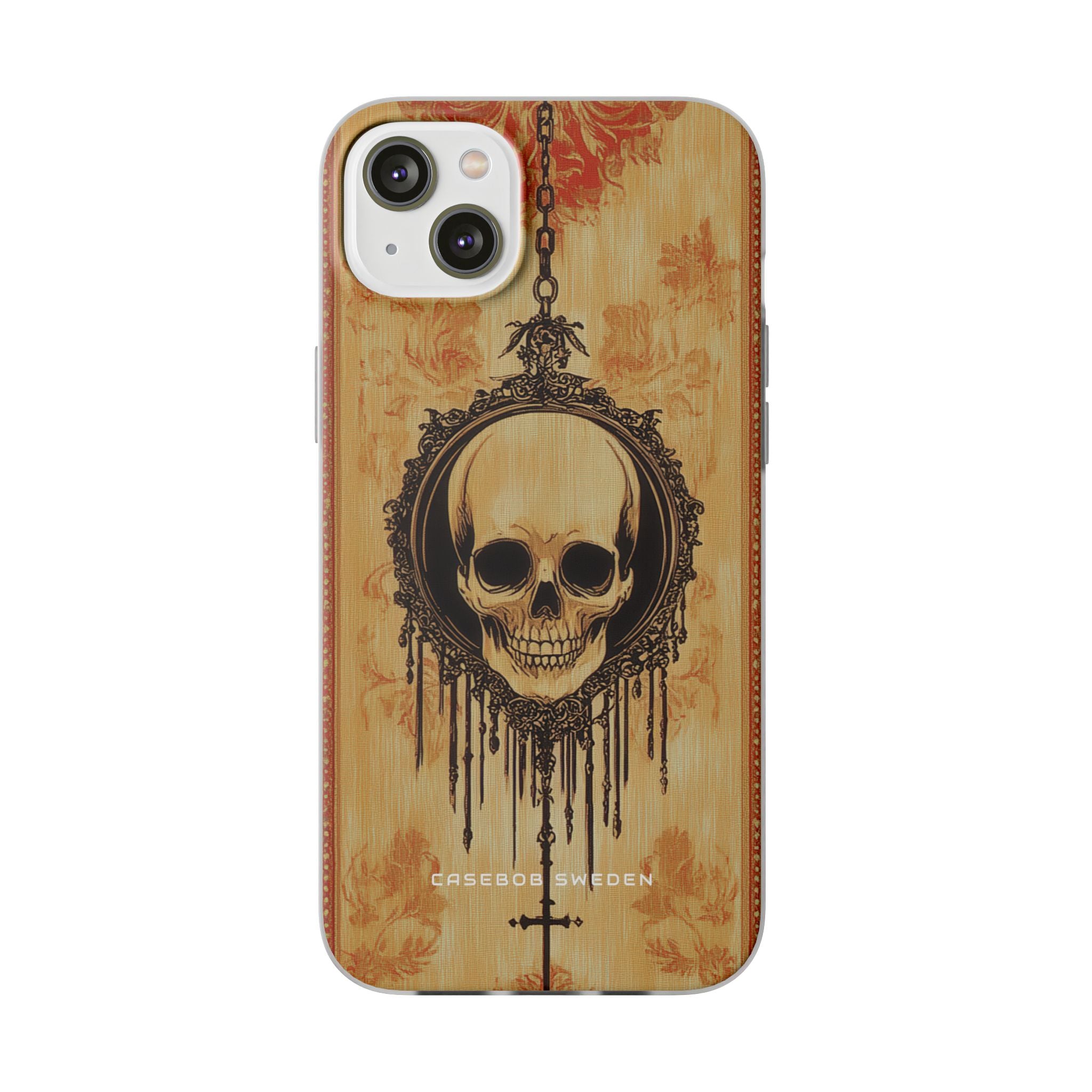 Gothic Skull Elegance iPhone 14 - Flexi Phone Case