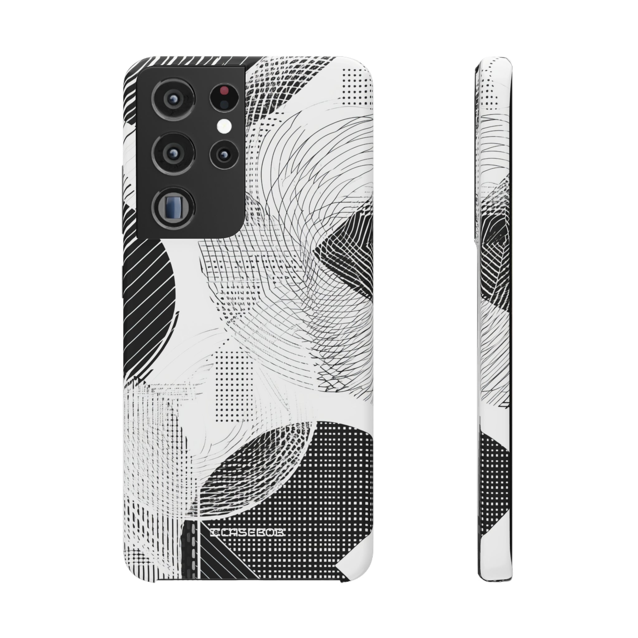 Monochrome Dynamics | Slim Phone Case for Samsung