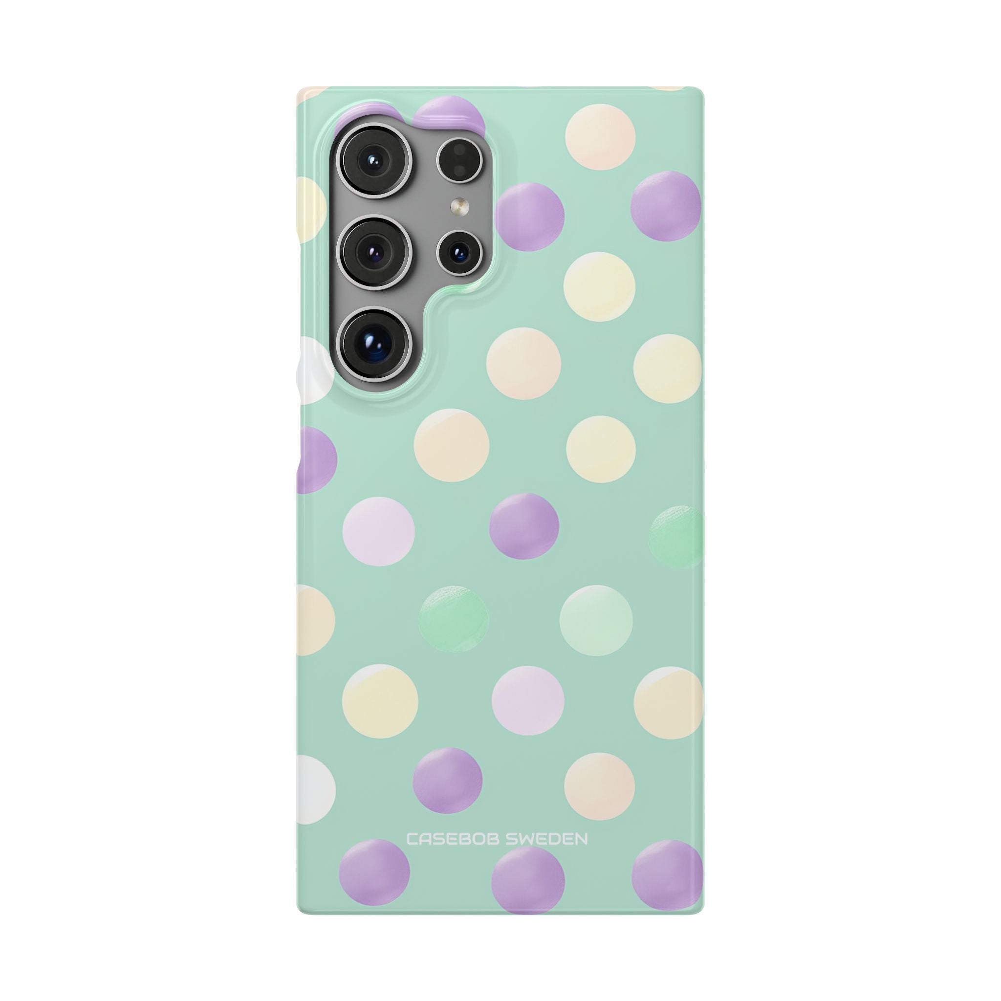 Pastel Polka Dots - Slim Samsung S24 Phone Case