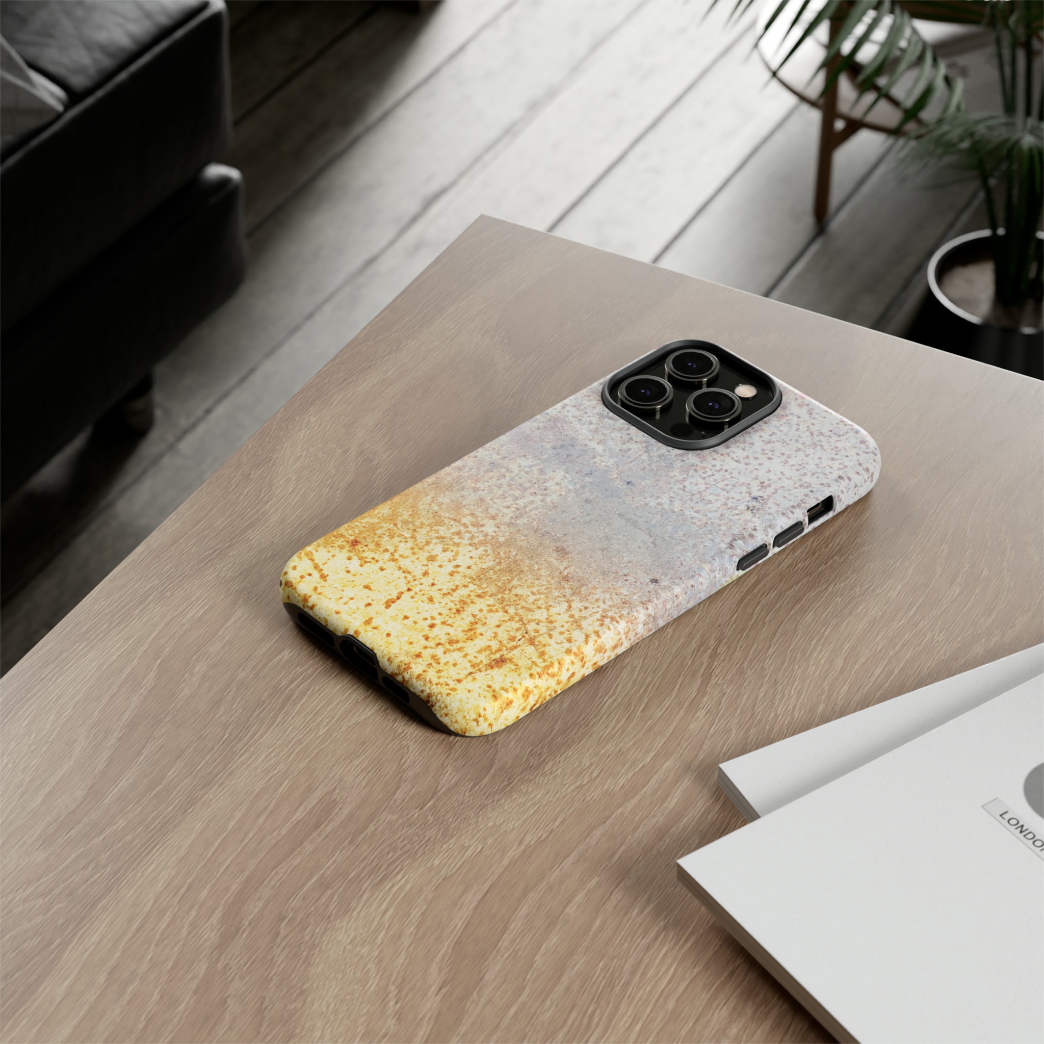 Gold Abstract - Protective Phone Case