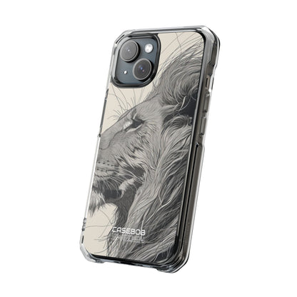 Majestic Lion Profile iPhone 15 - Impact Clear+