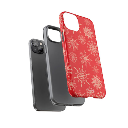 Snowflakes Dance Bright - iPhone Case