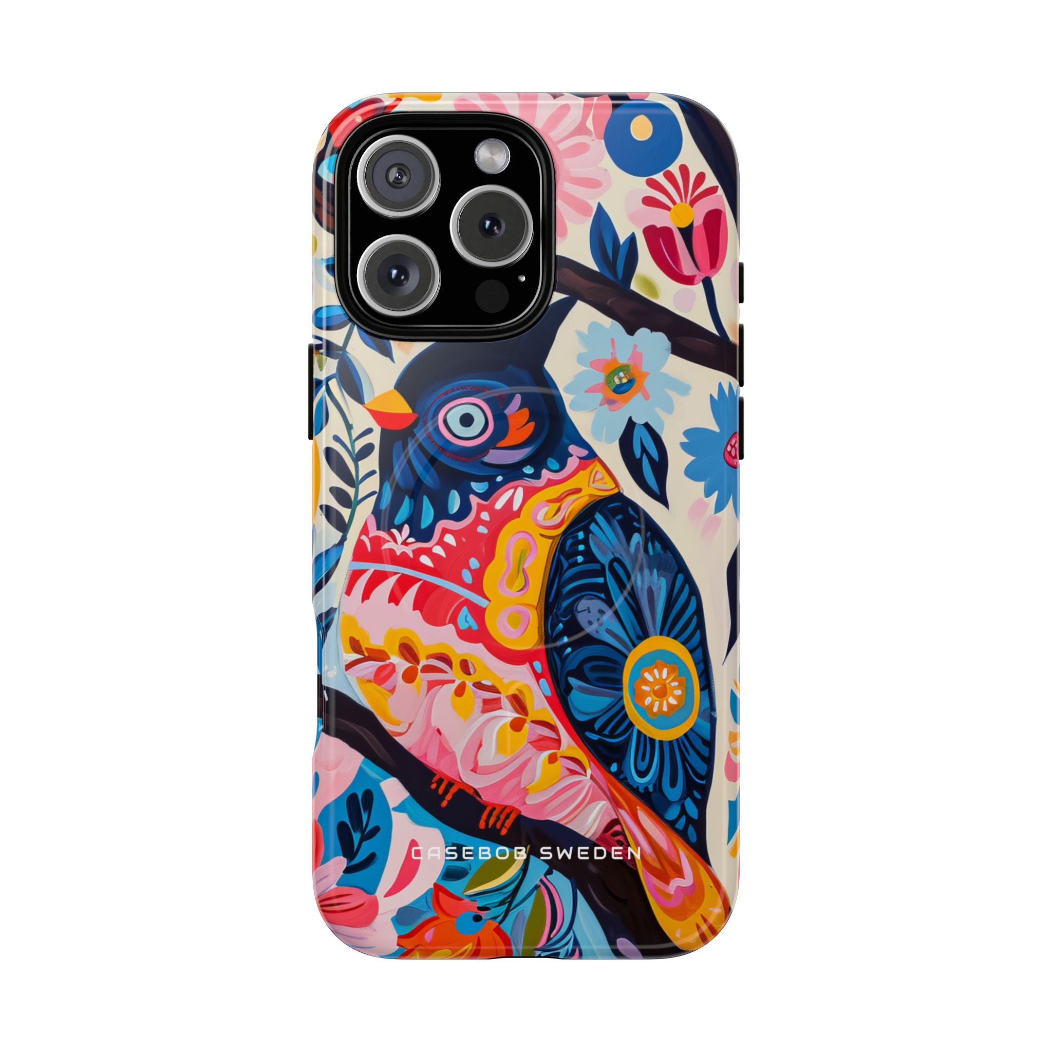 Whimsical Vintage Owl with Floral Charm iPhone 16  Tough+ Phone Case