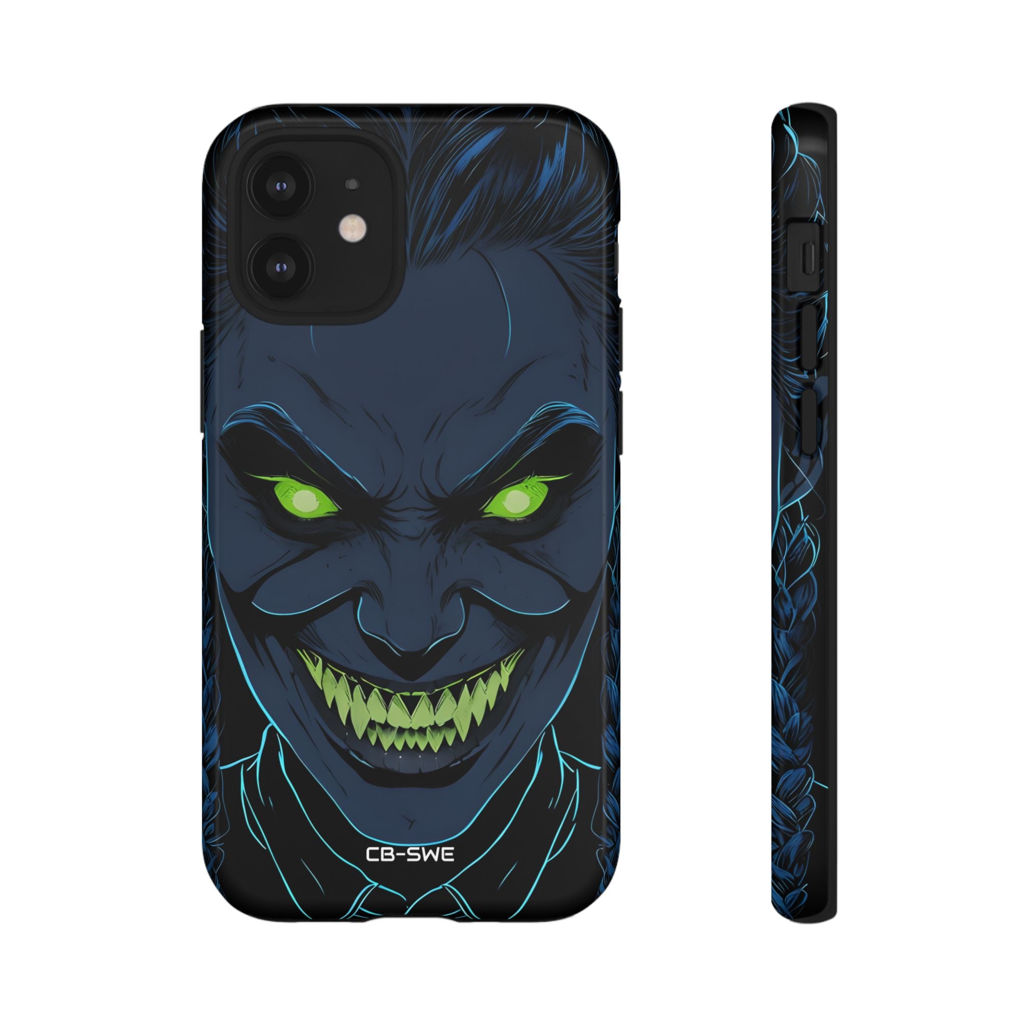Glowing Eyes Dark Fiend - iPhone Case