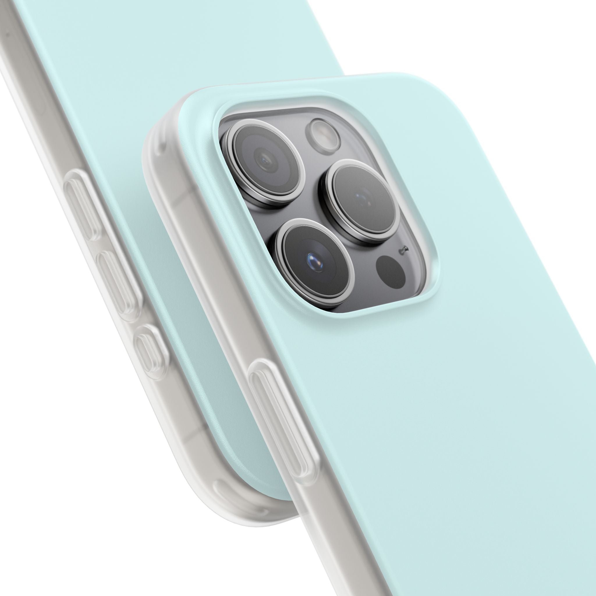 Light Cyan iPhone 15 - Flexi Phone Case