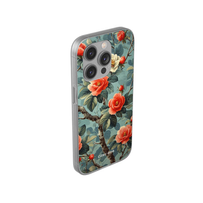 Coral Bloom iPhone 14 Pro Case - Soft