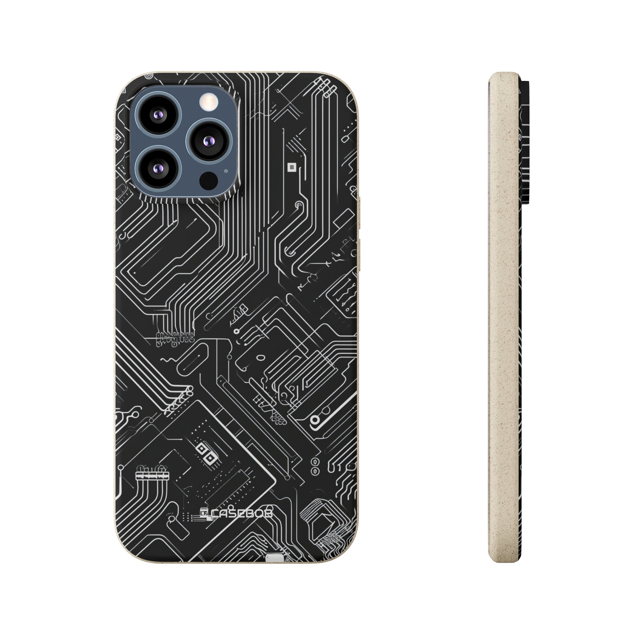 Cyber Circuitry Art | Biodegradable Phone Case