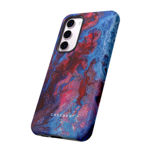 Deep Red Ink Art Phone Case - Protective - Protective Phone Case