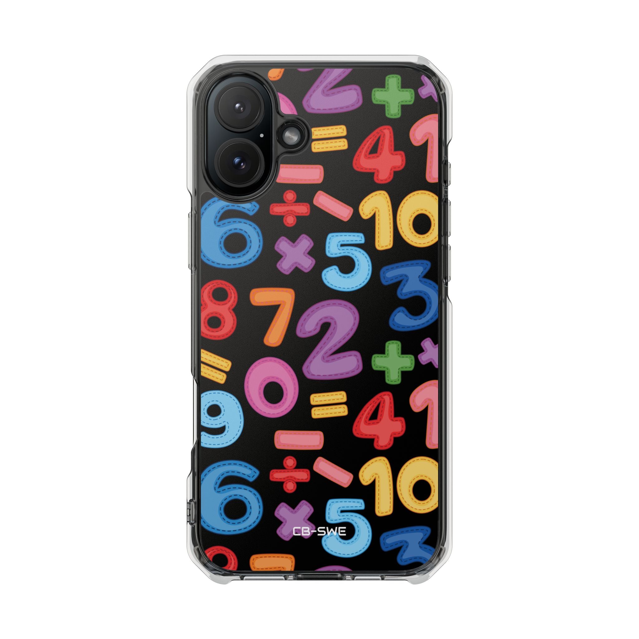 Math Symbols Play iPhone Case - Impact