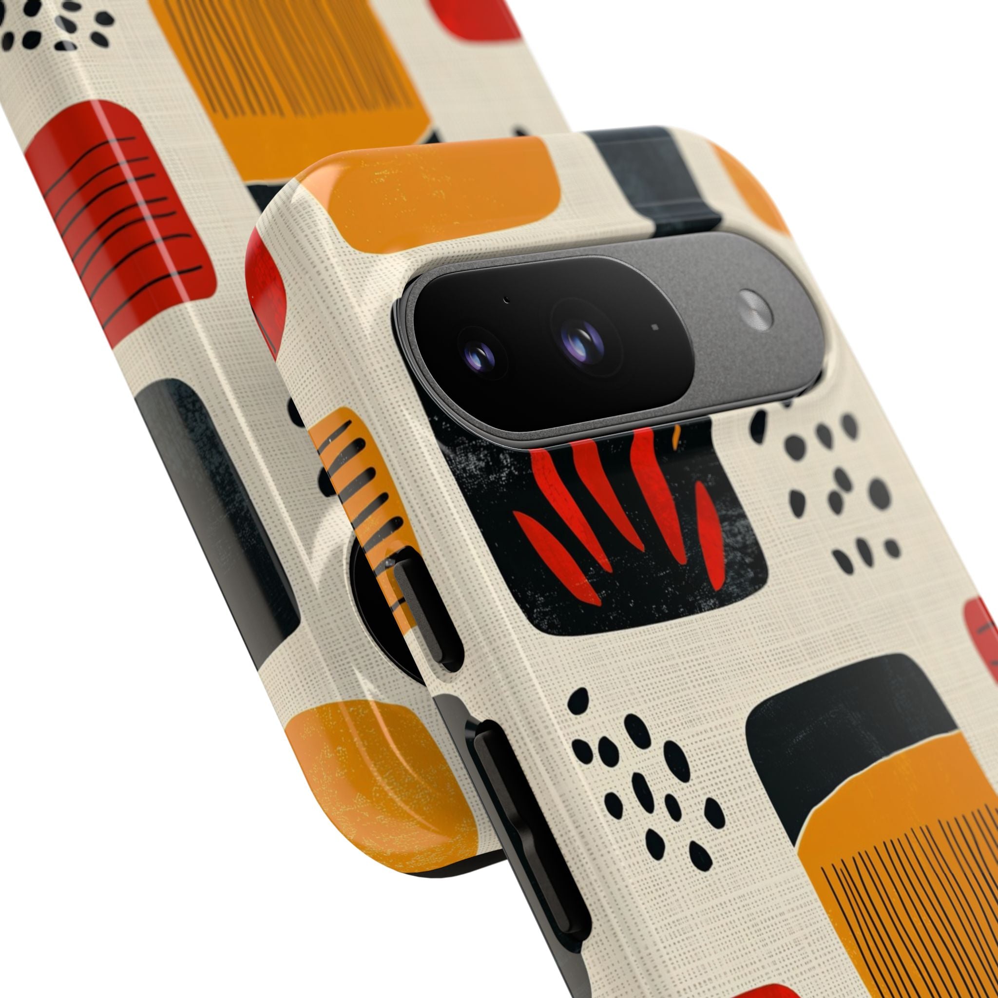 Vibrant Shapes Dance - Google Pixel Case
