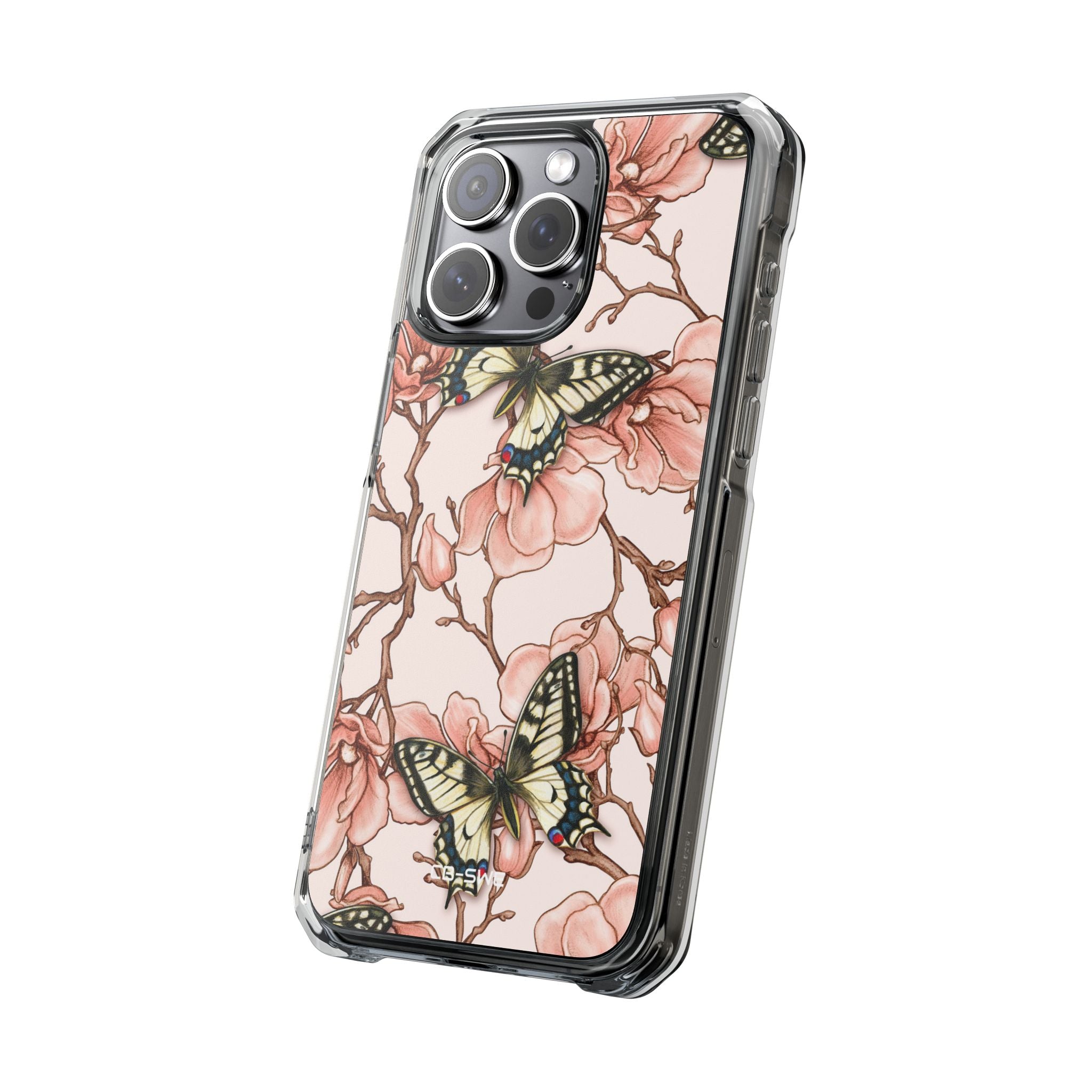 Butterflies and Magnolias Harmony iPhone Case - Impact