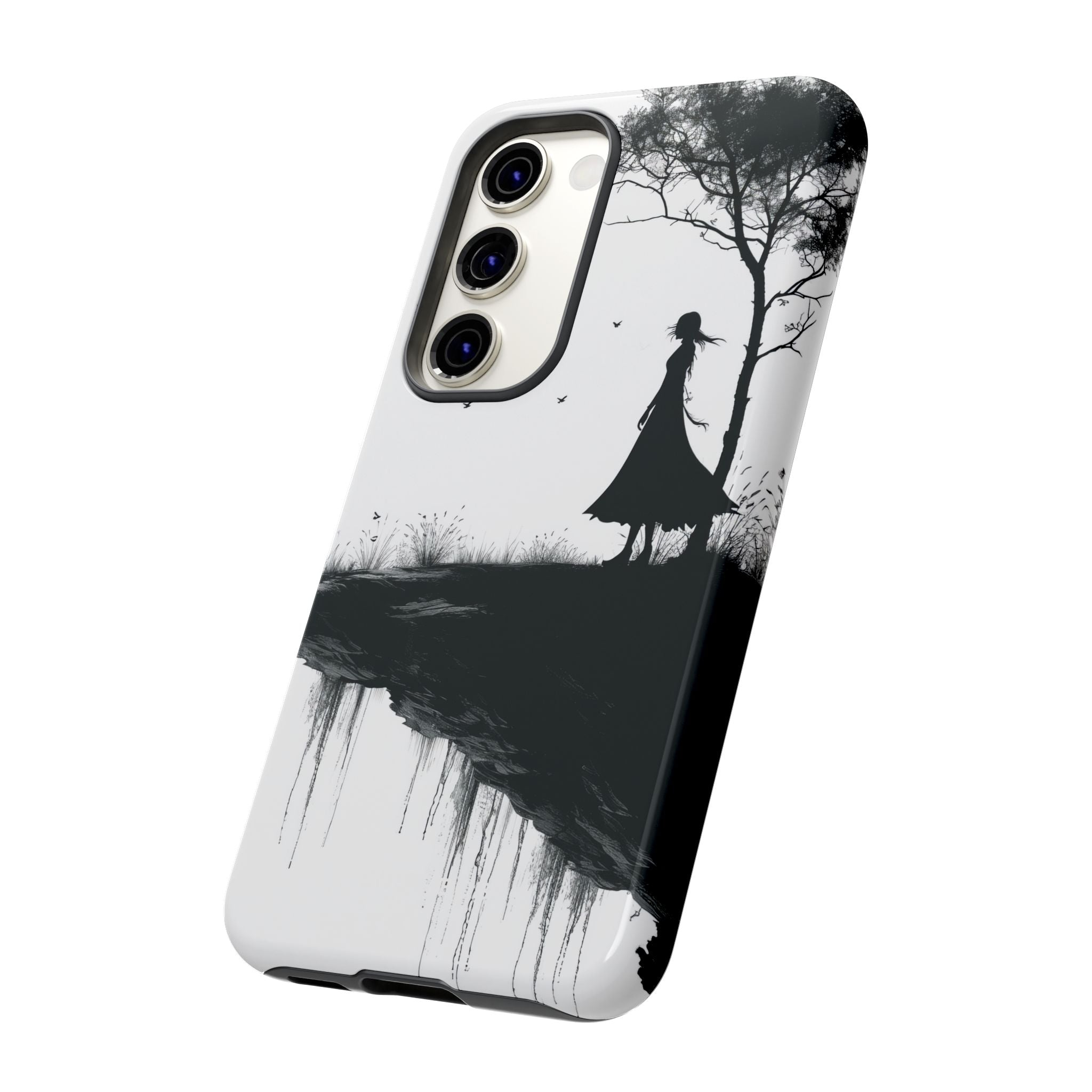 Cliffside Silhouette Samsung S23 Case - Tough